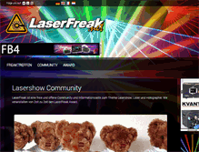 Tablet Screenshot of laserfreak.net